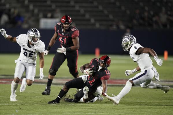 Araiza No. 22 San Diego State beat Nevada 23 21 AP News